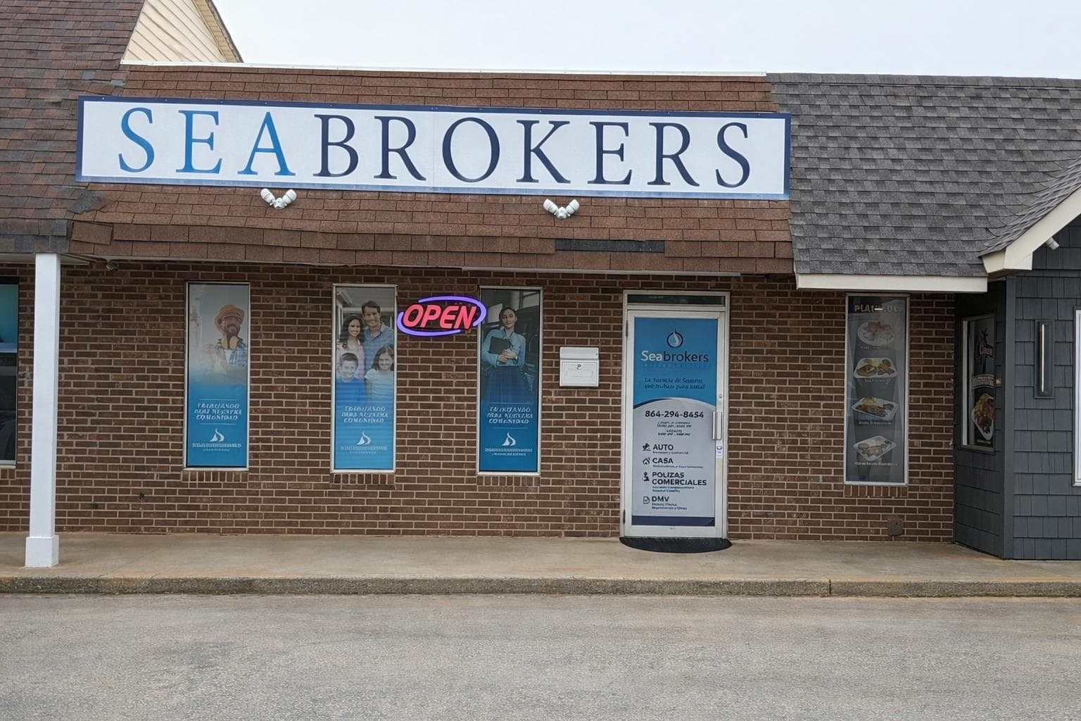 Oficina de seguros Seabrokers Insurance en Greenville SC — interior
